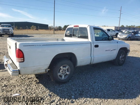 2001 Dodge Dakota with VIN 1B7FL26X81S186541, listed as a Copart auction lot 41729085 with 106,972 mi miles and Salvage Title. Bid and sale history available at carsss.com. Image 3.