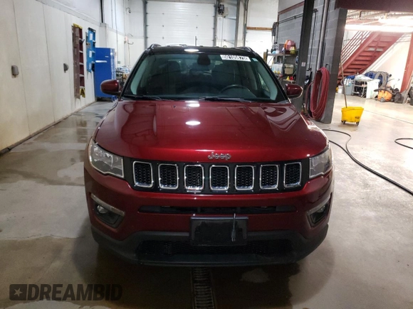 2020 Jeep Compass Latitude with VIN 3C4NJDBB0LT229343, listed as a Copart auction lot 50105875 with 24,466 mi miles and Clean title. Bid and sale history available at DreamBid. Image 5.