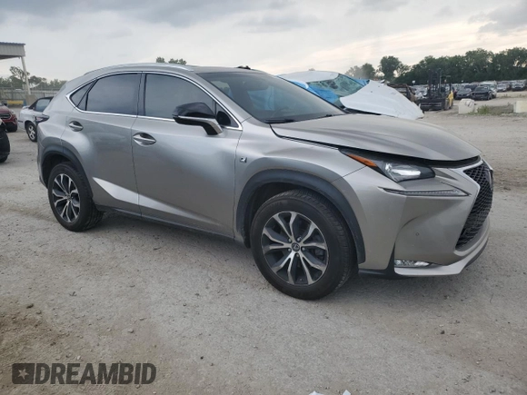 2016 Lexus NX 200t with VIN JTJBARBZ3G2075275, listed as a Copart auction lot 60532975 with 111,237 mi miles and Salvage title. Bid and sale history available at DreamBid. Image 4.
