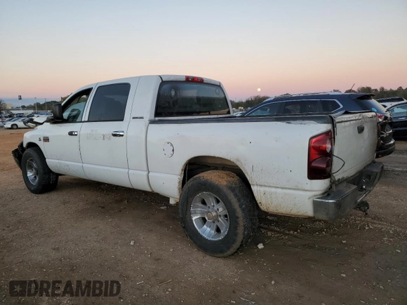2007 Dodge Ram 3500 SLT with VIN 3D7ML39C97G701056, listed as a Copart auction lot 80778744 with 208,372 mi miles and Salvage Title. Bid and sale history available at carsss.com. Image 2.