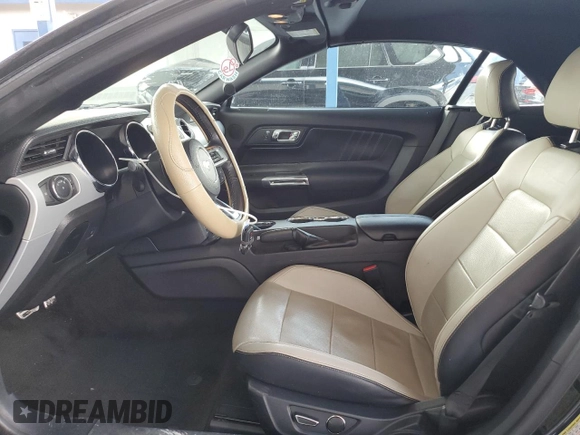 2017 Ford Mustang EcoBoost Premium with VIN 1FATP8UHXH5218703, listed as a Copart auction lot 62640085 with 67,651 mi miles and Salvage title. Bid and sale history available at DreamBid. Image 7.