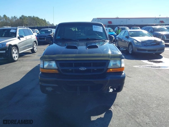 1999 Ford Ranger XL with VIN 1FTYR14X6XTA83979, listed as a IAAI auction lot 41355593 with 201,284 mi miles. Bid and sale history available at carsss.com. Image 12.