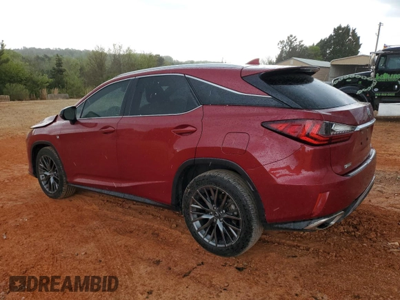 2017 Lexus RX with VIN 2T2BZMCA6HC088320, listed as a Copart auction lot 52684085 with 60,032 mi miles and Salvage Title. Bid and sale history available at carsss.com. Image 2.