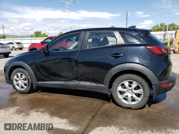 2016 Mazda CX-3 Sport z VIN JM1DKBB72G0106476, wystawiony jako Copart lot #56236245 z przebiegiem 161 207 mil mil oraz Szkody całkowita. Historia ofert i sprzedaży dostępna na DreamBid. Obrazek 2.
