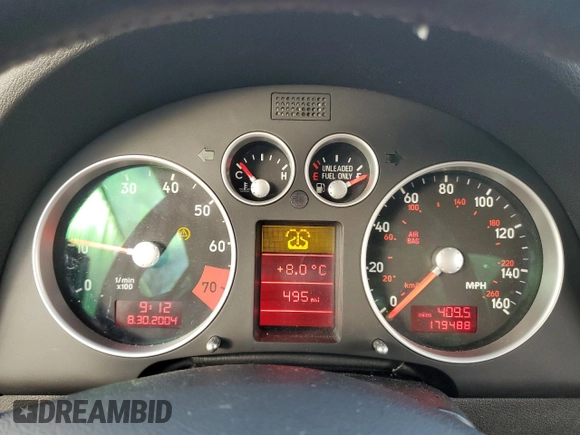 2006 Audi TT with VIN TRUSC28N861007055, listed as a Copart auction lot 79894414 with 179,488 mi miles and Clean Title. Bid and sale history available at carsss.com. Image 9.
