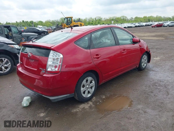 2009 Toyota Prius with VIN JTDKB20U193478151, listed as a IAAI auction lot 42180244 with 203,290 mi miles and . Bid and sale history available at DreamBid. Image 4.