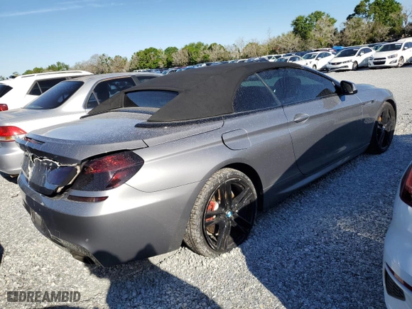 2012 BMW 6 Series 650i with VIN WBALZ3C59CDL73205, listed as a Copart auction lot 48920085 with 58,824 mi miles and Salvage Title. Bid and sale history available at carsss.com. Image 3.