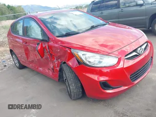 2014 Hyundai Accent GS with VIN KMHCT5AE0EU158247, listed as a IAAI auction lot 42338847 with 146,804 mi miles and . Bid and sale history available at DreamBid. Image 1.