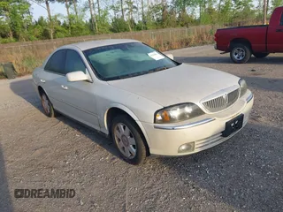 2004 Lincoln LS w/Luxury Pkg with VIN 1LNHM86S24Y643743, listed as a IAAI auction lot 41894076 with 153,388 mi miles. Bid and sale history available at carsss.com. Image 1.