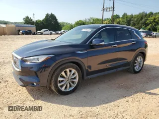 2019 Infiniti QX50 Essential with VIN 3PCAJ5M12KF110487, listed as a Copart auction lot 61981945 with 74,743 mi miles and Salvage title. Bid and sale history available at DreamBid. Image 1.
