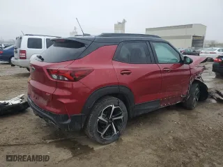 2021 Chevrolet TrailBlazer RS with VIN KL79MUSL8MB099751, listed as a Copart auction lot 44063515 with 50,455 mi miles and Salvage Title. Bid and sale history available at carsss.com. Image 3.
