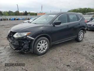 2017 Nissan Rogue S with VIN KNMAT2MT8HP578409, listed as a Copart auction lot 50552105 with 190,687 mi miles and Salvage Title. Bid and sale history available at carsss.com. Image 1.