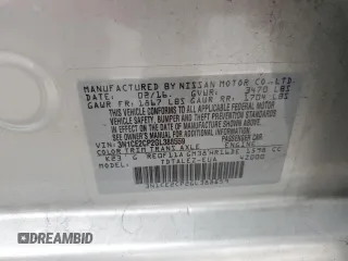 2016 Nissan Note S Plus with VIN 3N1CE2CP2GL388559, listed as a Copart auction lot 86281684 with 35,520 mi miles and Salvage Title. Bid and sale history available at DreamBid. Image 12.