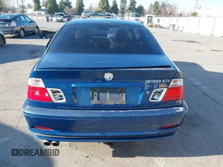 2003 BMW 3 Series 330Ci with VIN WBABN534X3PH03302, listed as a IAAI auction lot 41355981 with 169,595 mi miles and . Bid and sale history available at carsss.com. Image 16.