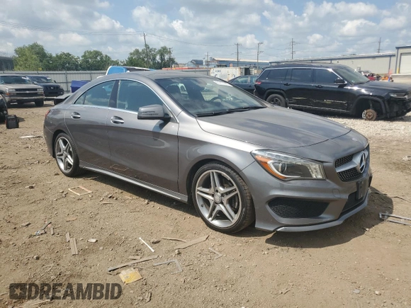 2014 Mercedes-Benz CLA 250 with VIN WDDSJ4EB8EN102296, listed as a Copart auction lot 61417295 with 131,958 mi miles and Salvage title. Bid and sale history available at DreamBid. Image 4.