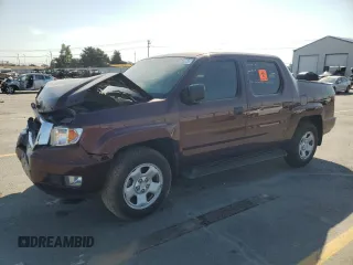 2009 Honda Ridgeline RT with VIN 5FPYK16299B107369, listed as a Copart auction lot 58401525 with 54,818 mi miles and Salvage title. Bid and sale history available at DreamBid. Image 1.