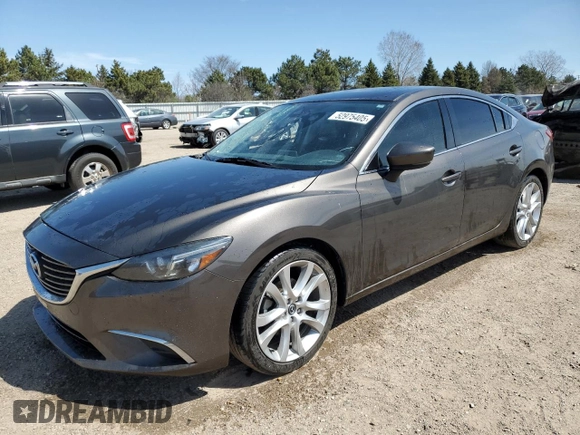 2017 Mazda Mazda6 Touring with VIN JM1GL1V53H1106304, listed as a Copart auction lot 52975405 with 96,914 mi miles and Salvage Title. Bid and sale history available at carsss.com. Image 1.