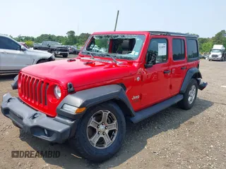 2020 Jeep Wrangler Unlimited Sport S with VIN 1C4HJXDN8LW122928, listed as a IAAI auction lot 42430099 with 58,454 mi miles and . Bid and sale history available at DreamBid. Image 6.