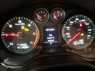 2011 Audi A3 2.0 TDI Premium Plus with VIN WAUKJAFM3BA120648, listed as a Copart auction lot 84625724 with 154,763 mi miles and Salvage Title. Bid and sale history available at carsss.com. Image 9.