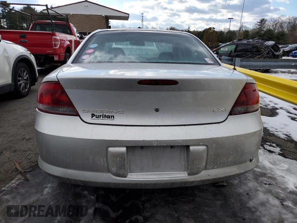 2001 Chrysler Sebring with VIN 1C3AL56U91N718965, listed as a Copart auction lot 42692365 with Not Provided miles and Salvage Title. Bid and sale history available at DreamBid. Image 6.