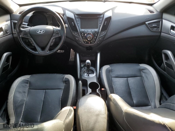 2015 Hyundai Veloster Turbo with VIN KMHTC6AE8FU229699, listed as a Copart auction lot 48534355 with 74,998 mi miles and Non Repairable. Bid and sale history available at carsss.com. Image 8.
