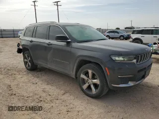 2021 Jeep Grand Cherokee Limited with VIN 1C4RJJBG3M8208322, listed as a Copart auction lot 56377745 with 89,879 mi miles and Salvage title. Bid and sale history available at DreamBid. Image 4.