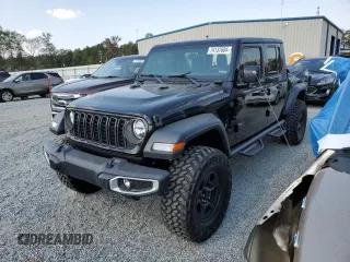 2024 Jeep Gladiator Sport z VIN 1C6HJTAG1RL109471, wystawiony jako Copart lot #74137604 z przebiegiem 1 667 mil mil oraz Szkoda całkowita • Salvage title. Historia ofert i sprzedaży dostępna na DreamBid. Obrazek 1.