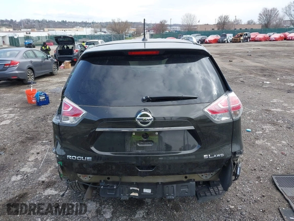 2016 Nissan Rogue SV with VIN 5N1AT2MV0GC856643, listed as a IAAI auction lot 41887299 with 174,382 mi miles and . Bid and sale history available at DreamBid. Image 17.