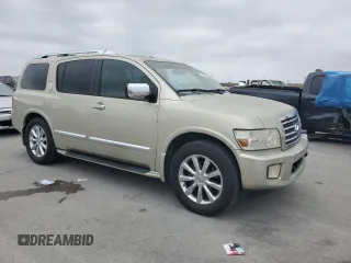 2008 Infiniti QX56 with VIN 5N3AA08C18N907177, listed as a Copart auction lot 53123805 with 234,804 mi miles and Salvage Title. Bid and sale history available at carsss.com. Image 4.