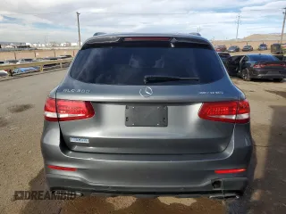 2018 Mercedes-Benz GLC with VIN WDC0G4JB1JV016757, listed as a Copart auction lot 43583665 with 0 mi miles and Salvage Title. Bid and sale history available at carsss.com. Image 6.
