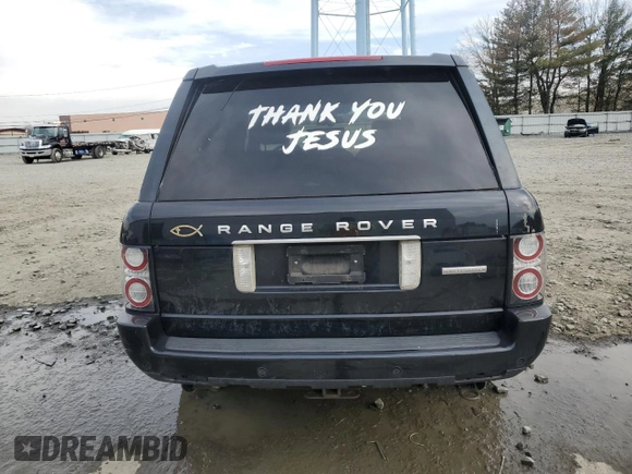 2012 Land Rover Range Rover SC with VIN SALMF1E41CA370124, listed as a Copart auction lot 50044855 with 118,980 mi miles and Clean title. Bid and sale history available at DreamBid. Image 6.