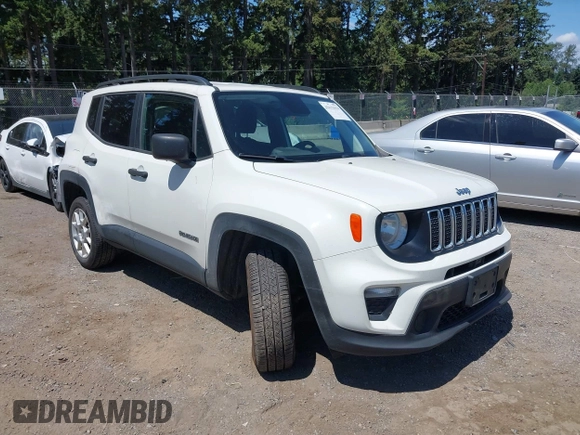 2020 Jeep Renegade Jeepster with VIN ZACNJBAB0LPL23586, listed as a IAAI auction lot 42632554 with 81,486 mi miles and . Bid and sale history available at DreamBid. Image 1.