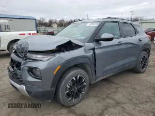2021 Chevrolet TrailBlazer LT with VIN KL79MRSL7MB070450, listed as a Copart auction lot 47926785 with 51,923 mi miles and Salvage Title. Bid and sale history available at carsss.com. Image 1.