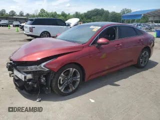2021 Kia K5 EX with VIN 5XXG34J25MG038034, listed as a Copart auction lot 63931834 with 64,457 mi miles and Salvage Title. Bid and sale history available at carsss.com. Image 1.