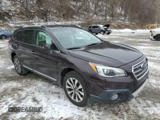 2017 Subaru Outback Touring with VIN 4S4BSETC0H3209198, listed as a Copart auction lot 44731005 with 56,860 mi miles and Salvage title. Bid and sale history available at DreamBid. Image 4.