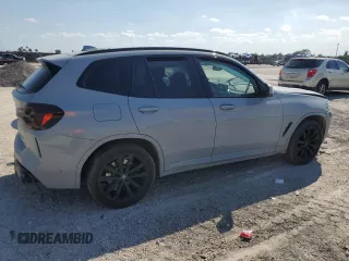 2024 BMW X3 xDrive30i with VIN 5UX53DP06R9U94835, listed as a Copart auction lot 48627865 with 0 mi miles and Salvage Title. Bid and sale history available at carsss.com. Image 3.