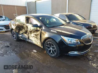 2016 Buick LaCrosse Sport Touring with VIN 1G4G45G36GF285693, listed as a IAAI auction lot 40681312 with 64,249 mi miles. Bid and sale history available at carsss.com. Image 1.