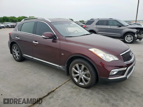 2017 Infiniti QX50 z VIN JN1BJ0RPXHM384527, wystawiony jako Copart lot #53743655 z przebiegiem 116 572 mil mil oraz Szkody całkowita. Historia ofert i sprzedaży dostępna na DreamBid. Obrazek 4.