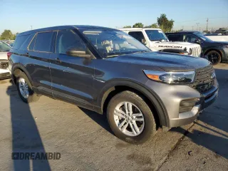 2022 Ford Explorer with VIN 1FMSK8BH7NGC20170, listed as a Copart auction lot 77614674 with 26,896 mi miles and Salvage Title. Bid and sale history available at carsss.com. Image 4.