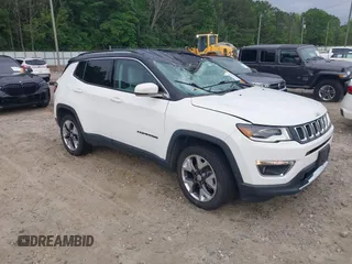 2017 Jeep Compass Limited z VIN 3C4NJDCB9HT641654, wystawiony jako IAAI lot #42144431 z przebiegiem 75 583 mil mil oraz . Historia ofert i sprzedaży dostępna na DreamBid. Obrazek 1.