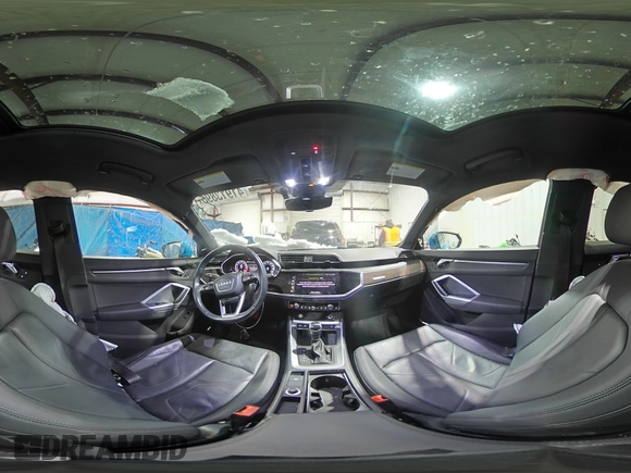 2019 Audi Q3 S line Premium Plus with VIN WA1EECF37K1067325, listed as a Copart auction lot 41913895 with 44,397 mi miles and Salvage Title. Bid and sale history available at carsss.com. Image 14.