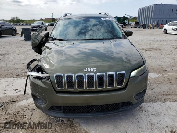 2019 Jeep Cherokee Latitude Plus with VIN 1C4PJLLXXKD262481, listed as a Copart auction lot 48874435 with 180,593 mi miles and Salvage Title. Bid and sale history available at carsss.com. Image 5.