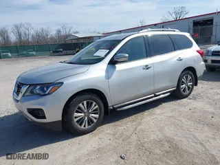 2019 Nissan Pathfinder SL with VIN 5N1DR2MN0KC583160, listed as a IAAI auction lot 41811725 with 81,682 mi miles. Bid and sale history available at carsss.com. Image 17.