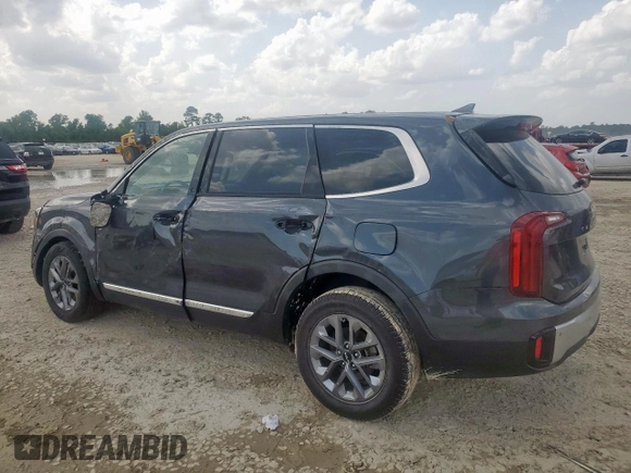 2024 Kia Telluride LX with VIN 5XYP24GC2RG422360, listed as a Copart auction lot 62928185 with 23,563 mi miles and Salvage title. Bid and sale history available at DreamBid. Image 2.