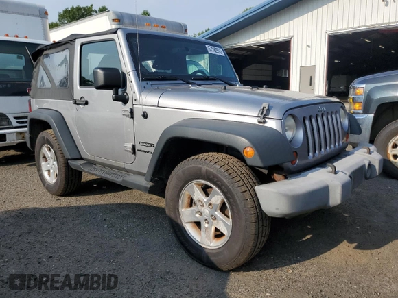 2013 Jeep Wrangler Sport with VIN 1C4AJWAG7DL635639, listed as a Copart auction lot 67182975 with 101,576 mi miles and Clean title. Bid and sale history available at DreamBid. Image 4.