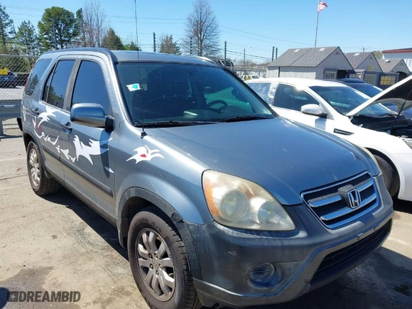 2006 Honda CR-V EX with VIN JHLRD68896C016085, listed as a IAAI auction lot 41826000 with 195,926 mi miles. Bid and sale history available at carsss.com. Image 1.