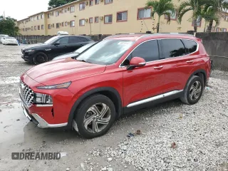 2021 Hyundai Santa Fe SEL z VIN 5NMS64AJXMH335844, wystawiony jako Copart lot #59316545 z przebiegiem 11 980 mil mil oraz Szkoda całkowita • Salvage title. Historia ofert i sprzedaży dostępna na DreamBid. Obrazek 1.