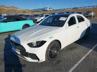 2023 Mercedes-Benz C 300 with VIN W1KAF4GB4PR127556, listed as a IAAI auction lot 41606489 with 14,815 mi miles and . Bid and sale history available at DreamBid. Image 2.