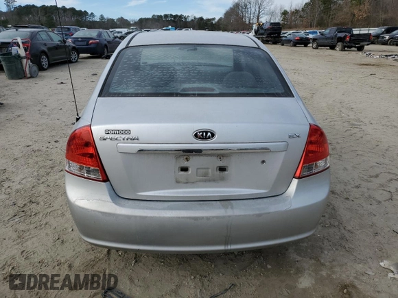 2009 Kia Spectra EX z VIN KNAFE222695665181, wystawiony jako Copart lot #42852235 z przebiegiem 234 852 mil mil oraz Szkoda całkowita • Salvage title. Historia ofert i sprzedaży dostępna na DreamBid. Obrazek 6.
