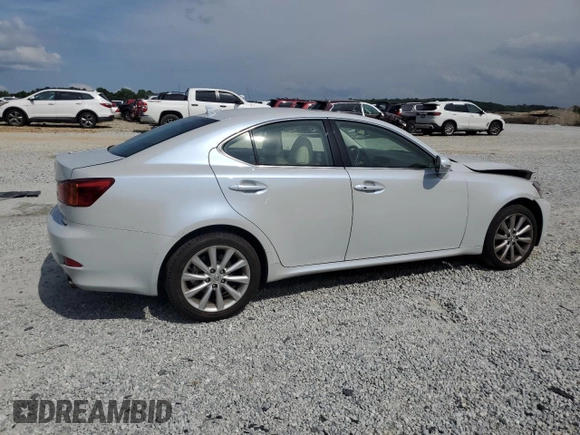 2009 Lexus IS 250 with VIN JTHCK262995034402, listed as a Copart auction lot 57380955 with 152,563 mi miles and Salvage title. Bid and sale history available at DreamBid. Image 3.